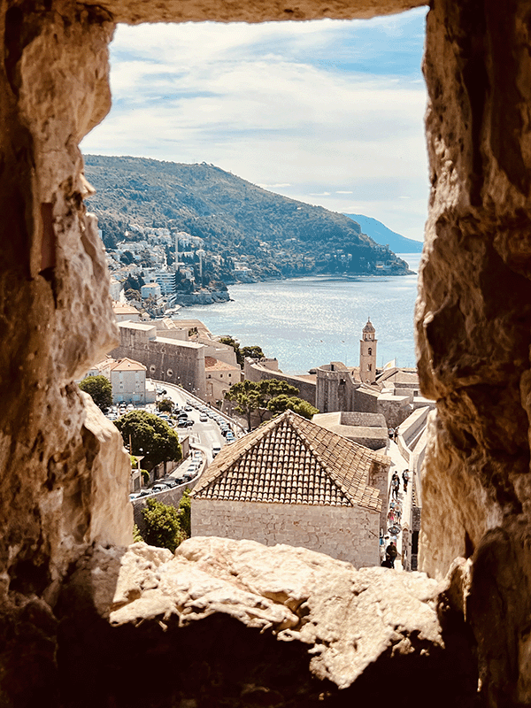 VIEW FROM ANCIENT DUBROVNIK 
