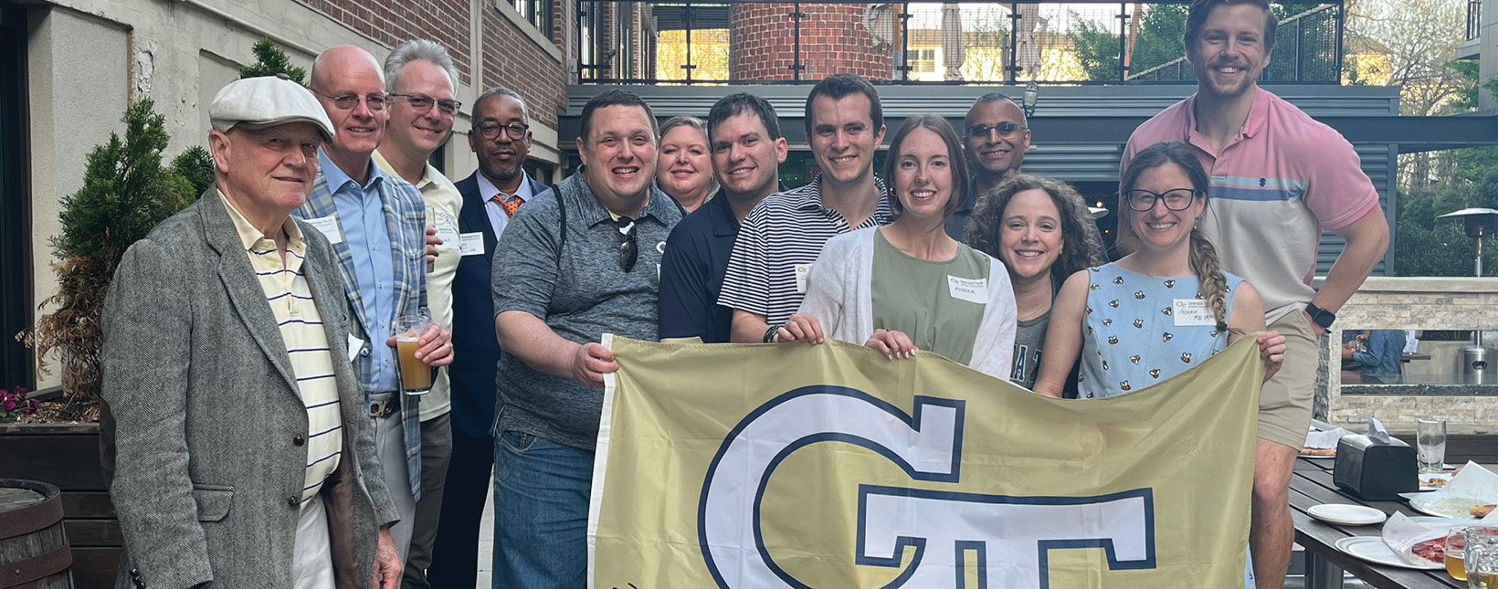 Alumni at Ramble the Night event