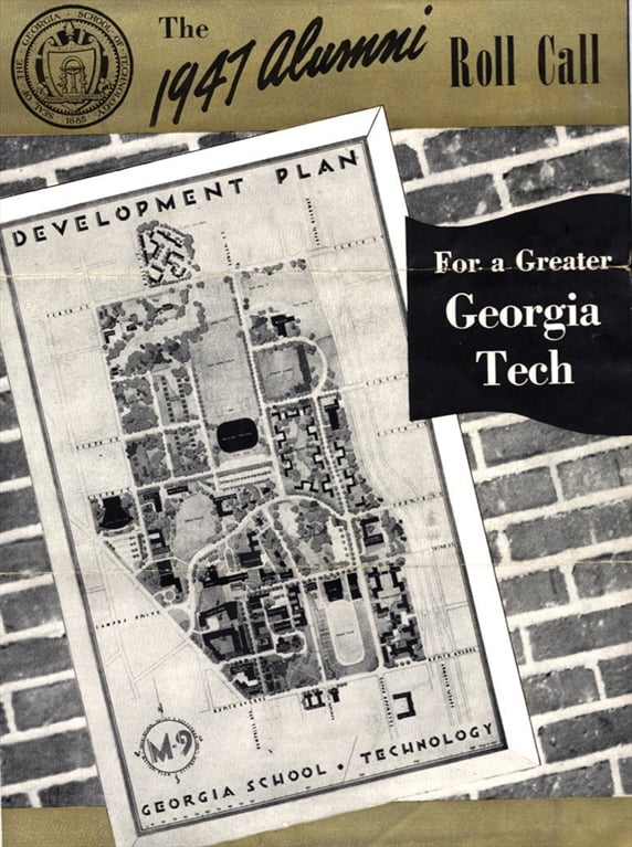 Development Plan for Georgia Tech circa 1947