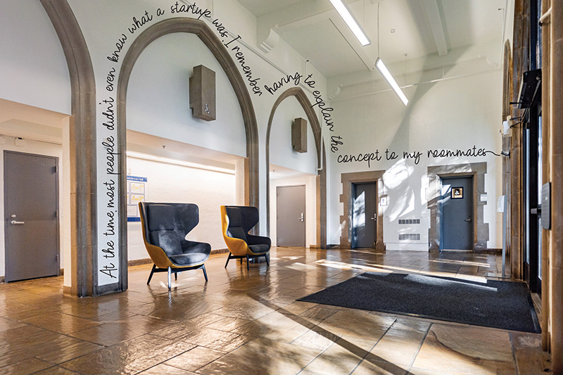 Inside the Klaus Building