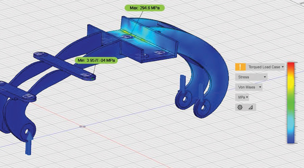 digital graphic of an engine part