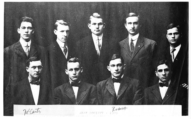 Members of the ANAK Society, as published in the 1909 Blueprint