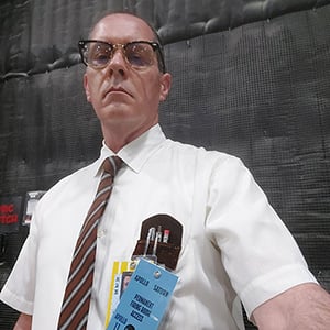 Paul Todd on set
