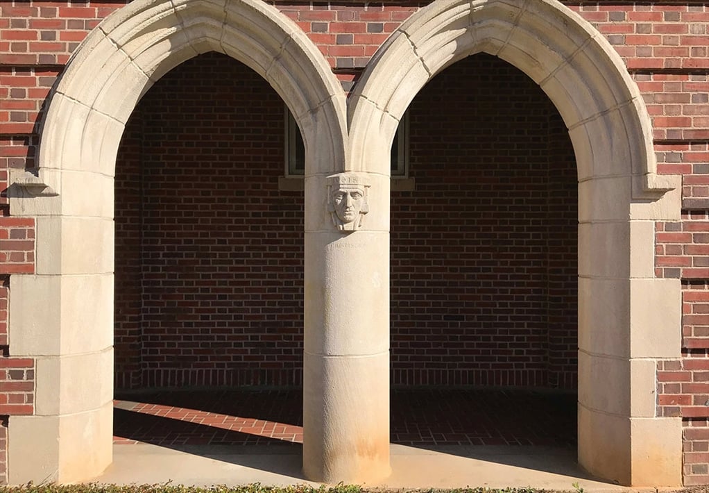 Archeticural feature of Brittain Dining Hall