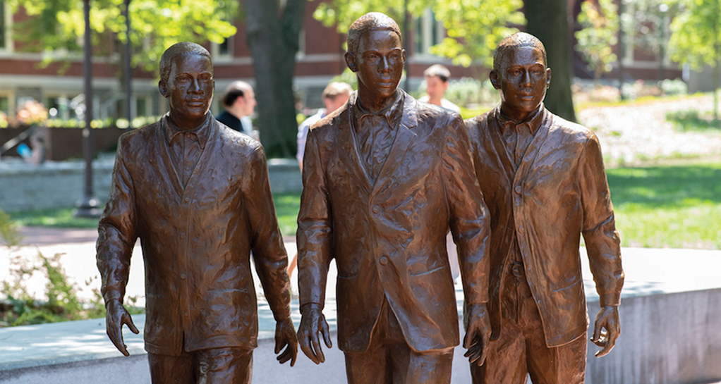 The Three Pioneers Statue