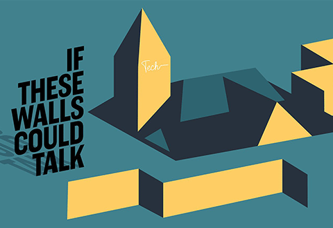 Graphic with the text "if these walls could talk"
